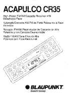 Blaupunkt Acapulco-CR-35 - Owners Manual-5